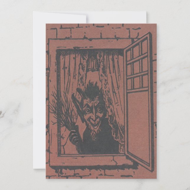 Rotkrampus-Fensterschalter (Vorderseite)