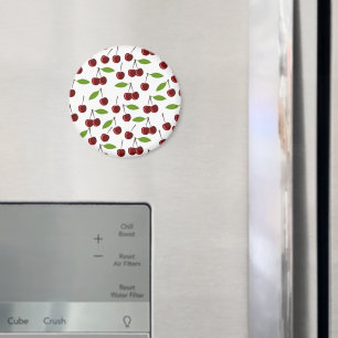 Rotkrebse, Kirschmuster, Blätter, Obst Magnet