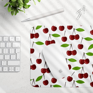 Rotkrebse, Kirschmuster, Blätter, Obst Mousepad
