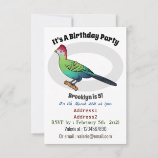 Rotkreuz-Cartoon Einladung