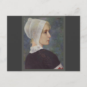 Rotkreuz-Schwester von Theodor Grust Postkarte