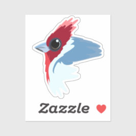 Rotkreuzer Kardinal Bird Aufkleber