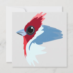 Rotkreuzer Kardinal Bird Karte