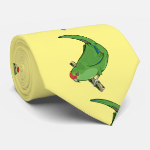 Rotkronenparakeet Kākāriki Krawatte