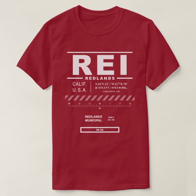 Rotland Municipal Airport REI T - Shirt (Design vorne)