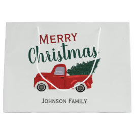 Rotlastwagen Große Geschenktüte