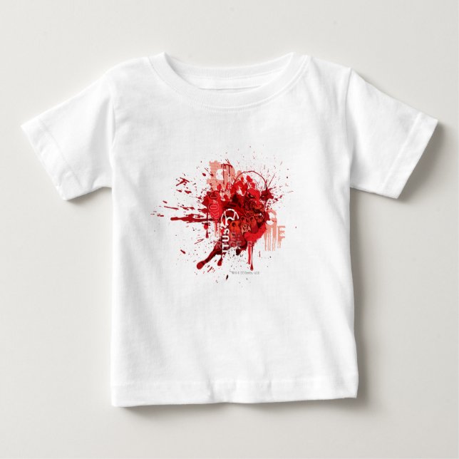 Rotlaterne Corps Collage Baby T-shirt (Vorderseite)
