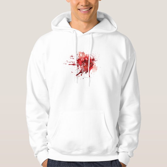 Rotlaterne Corps Collage Hoodie (Vorderseite)