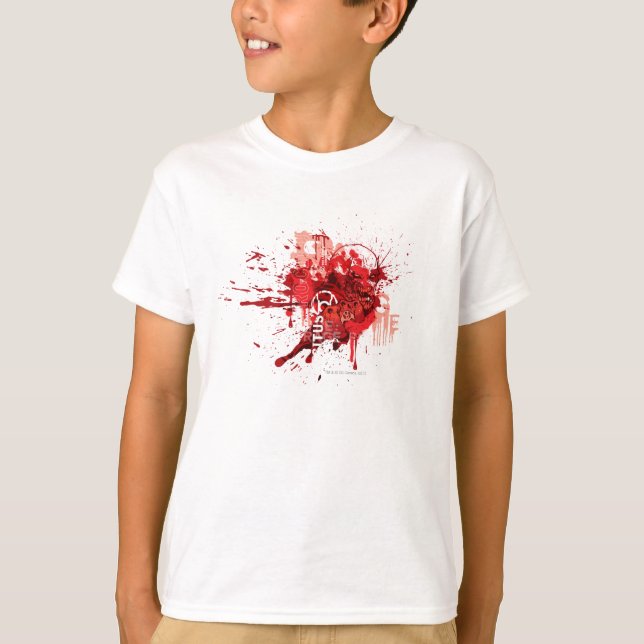 Rotlaterne Corps Collage T-Shirt (Vorderseite)