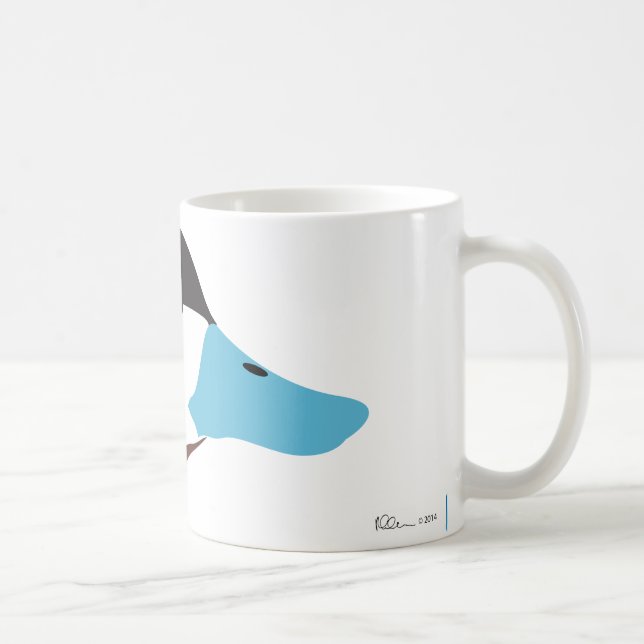 Rötliche Enten-Tasse Tasse (Rechts)