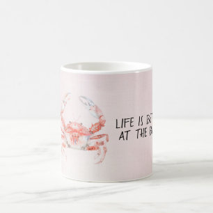 Rötliche Ozeankrabbe Kaffeetasse