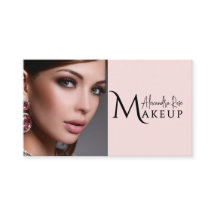 Rötliches Makeup-Artist-QR-Code-Sozialsymbol