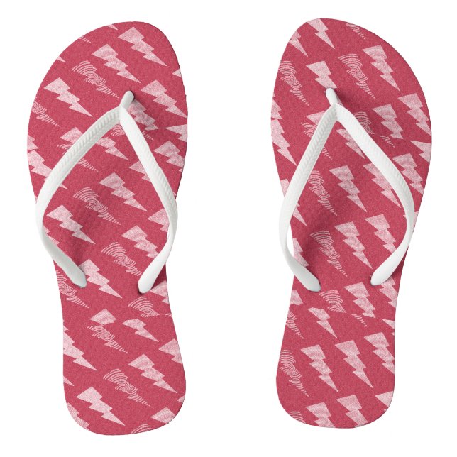 Rotlichtflecken Flip Flops (Fußbett)