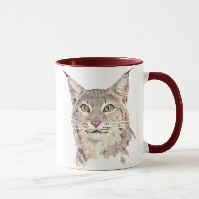 Rotluchs Tasse (Rechts)