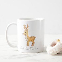 Rotnasenrentier kaffeetasse