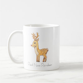 Rotnasenrentier  kaffeetasse
