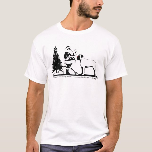 Rotnasiges Mastiff-Shirt T-Shirt (Vorderseite)