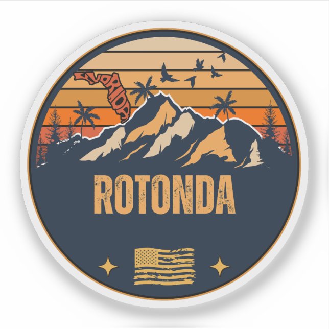 Rotonda, Florida Aufkleber (Vorderseite)