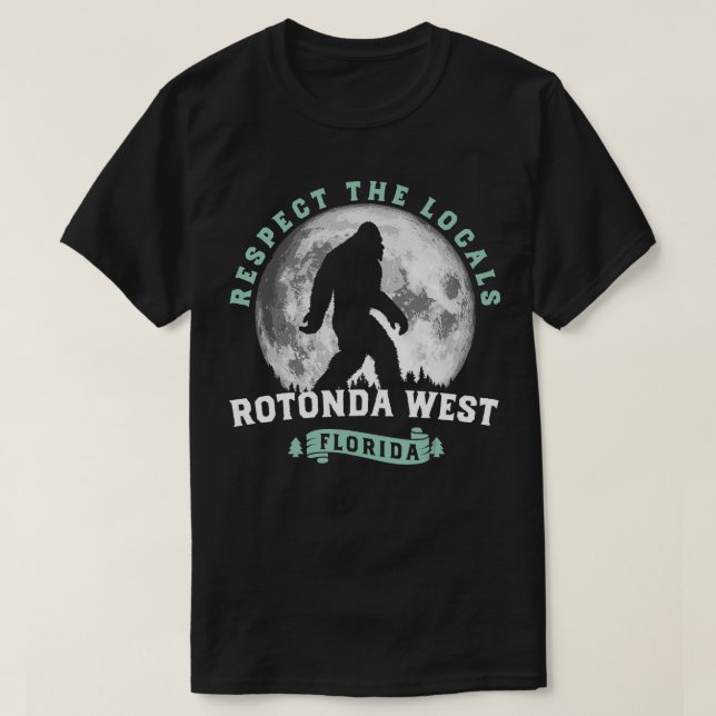 Rotonda West Florida Respekt vor der einheimischen T-Shirt (Design vorne)