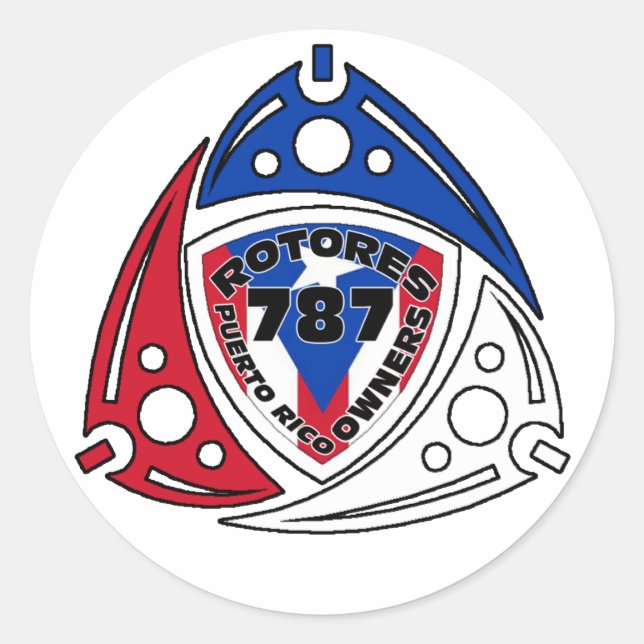 Rotoren PR Owners Runder Aufkleber (Vorderseite)