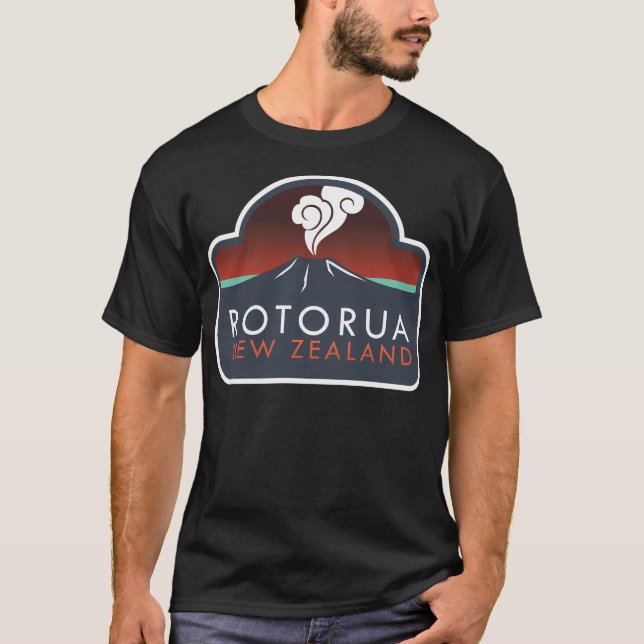 Rotorua Abzeichen T-Shirt (Vorderseite)