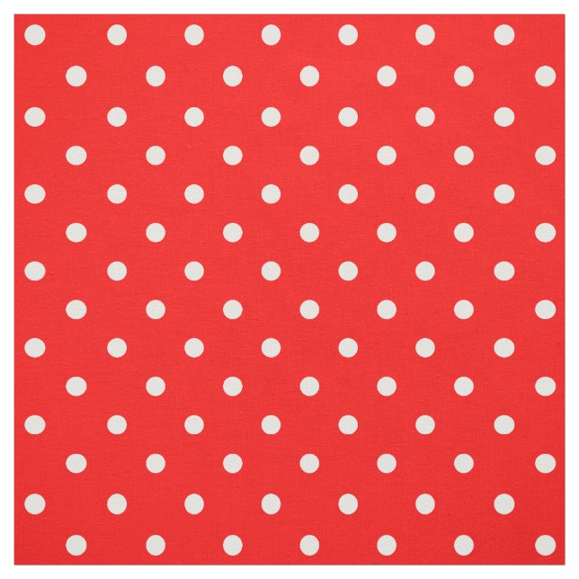 Rotpolka-Dosen-Fabrik Stoff (Muster)