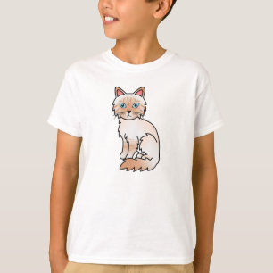Rotpunkt-Tabby-Birman / Ragdoll-Katze T-Shirt