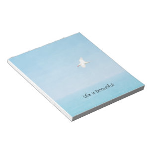 Rotschwanz-Tropikvogel über dem Ozean in Kauai (me Notizblock