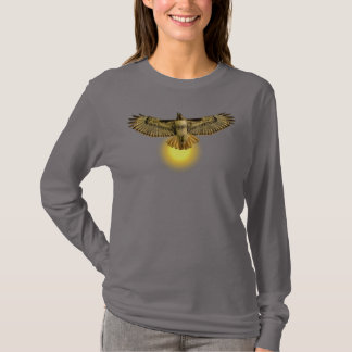 Rotschwanzbussard fliegt in die Sonne T-Shirt