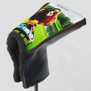 Rotschwanzbussard - mit Initialen oder Namen Golf Headcover