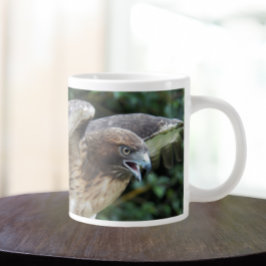 Rotschwanzfalken-Raptor-Foto Jumbo-Tasse