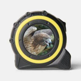 Rotschwanzfalken-Raptor-Foto Maßband