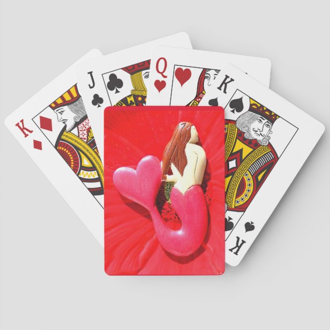RotschwanzMeerjungfrau Spielkarten (Rückseite)