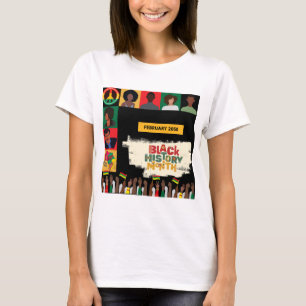 Rotschwarzer Geschichtsmonat, der das Erbe ehrt T-Shirt