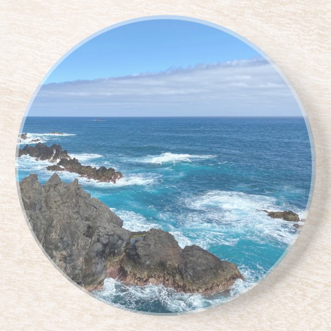 Rotsen in zee getränkeuntersetzer (Vorne)