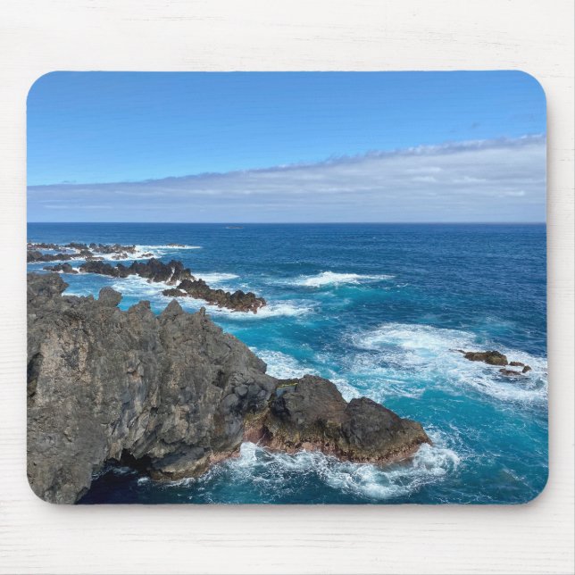 Rotsen in zee mousepad (Vorne)
