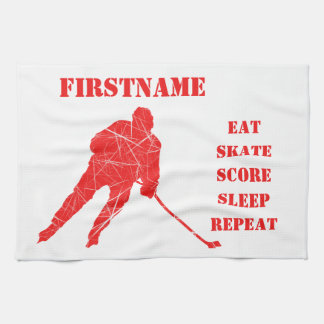 Rotspieler - Eishockey-Skate-Handtuch Geschirrtuch