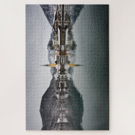 Rottach-Egern beim Tegernsee, Bayern im Winter Puzzle