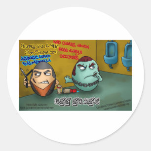 Rotten Egg Gangs Lustige T-Shirts Tassen Karten &  Runder Aufkleber