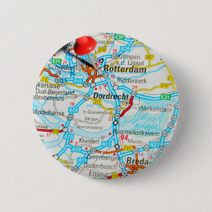Rotterdam, die Niederlande Button