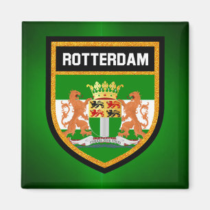 Rotterdam-Flagge Magnet