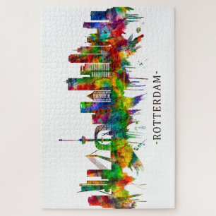 Rotterdam Niederlande Skyline Puzzle