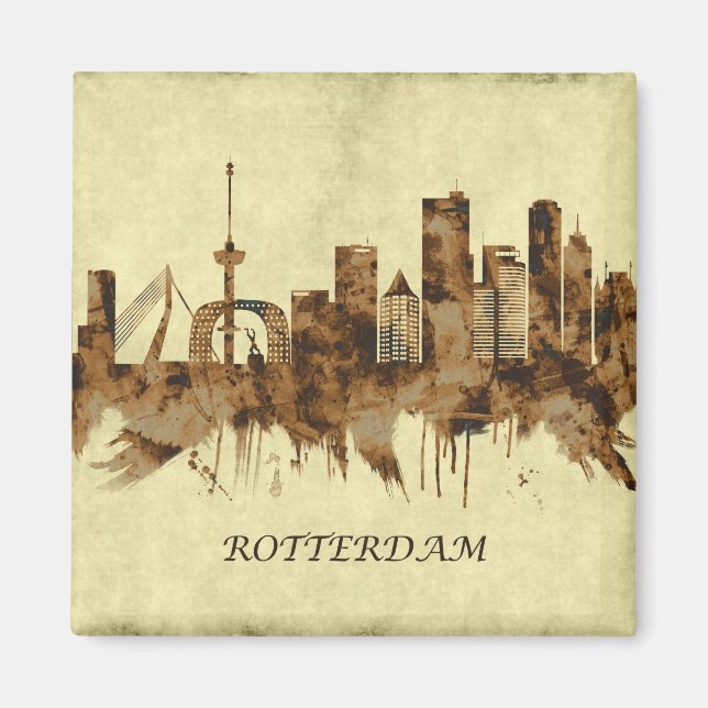 Rotterdam Niederlande Stadt Magnet (Vorne)