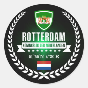 Rotterdam Runder Aufkleber