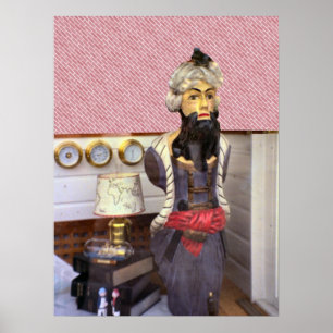 Rotterdam, Schiffsfigur des 19. Jahrhunderts Poster