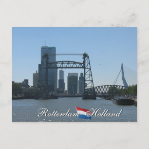 Rotterdam Skyline Holland Postcard Postkarte