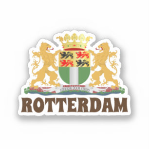Rotterdam Wappen, Niederlande Aufkleber