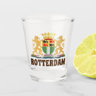 Rotterdam Wappen, Niederlande Schnapsglas