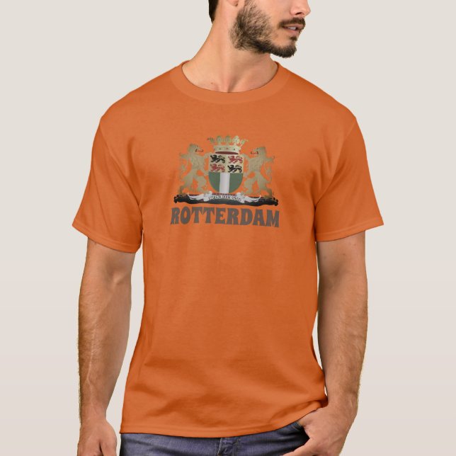 Rotterdam Wappen, Niederlande T-Shirt (Vorderseite)