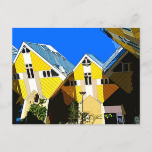Rotterdamer Kubikhäuser Postkarte